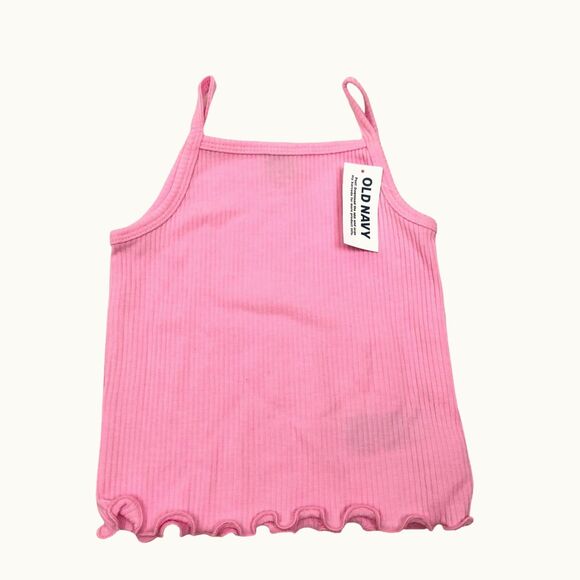 NEW Old Navy Baby Girl 18-24 Months Rib Knit Pink Tank Top Bloomers Outfit Set - Picture 2 of 8